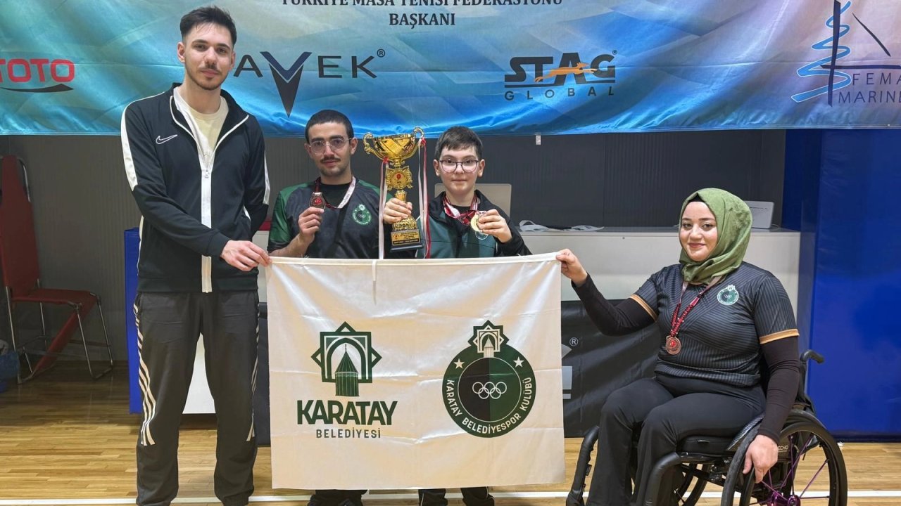 Konya Karataylı sporcular 5 madalya ile döndü