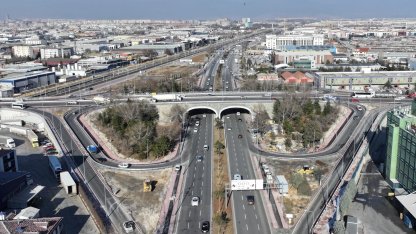 Konya'da o kavşak için şerit sayısı ikiye çıkarıldı