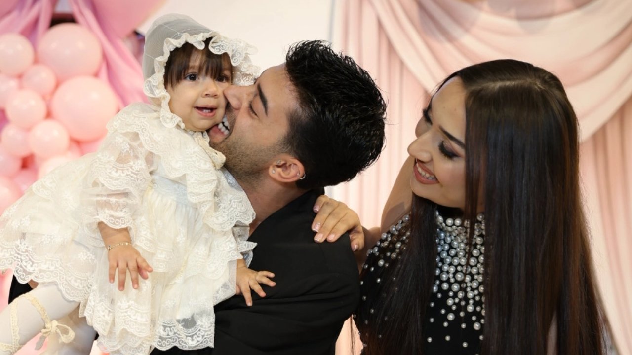 Kurtuluş Kuş, kızının 1. yaşında en özel anı yaşadı