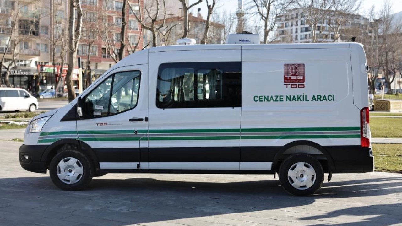 Kütahya'ya TBB’den cenaze nakil aracı hibesi