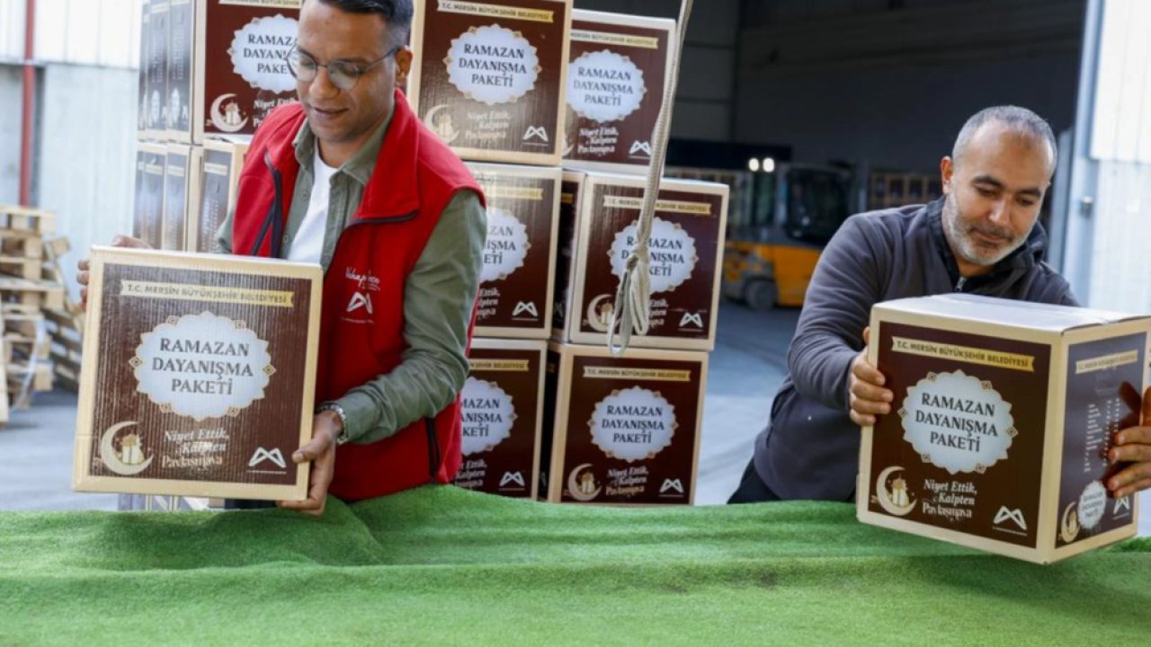 Mersin Büyükşehir’den Ramazan dayanışması