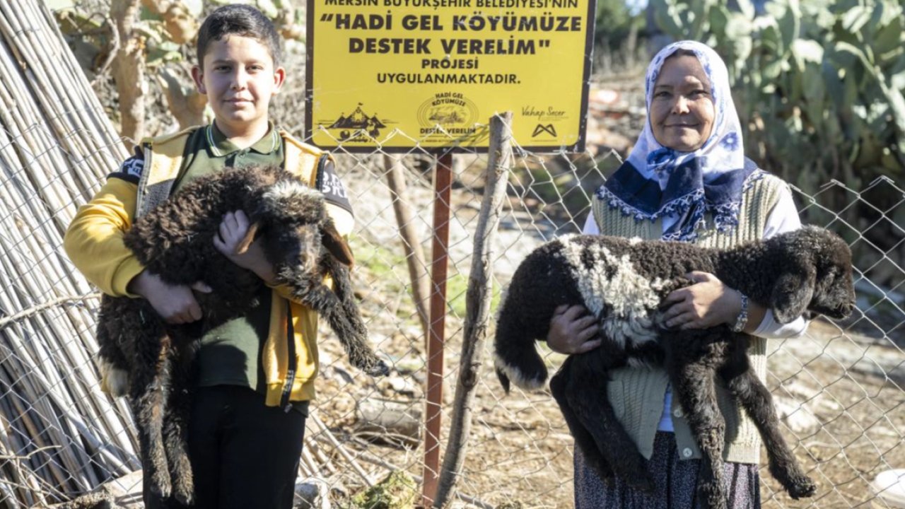 Mersin'de “Hadi Gel Köyümüze Destek Verelim” projesi