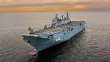 NATO: TCG Anadolu Letonya kıyılarında