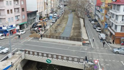 Ordu Altınordu’da yenilenen köprü ulaşıma açıldı