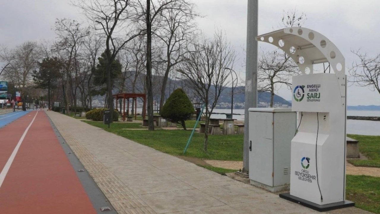 Ordu’da engelli şarj istasyonları yenilendi
