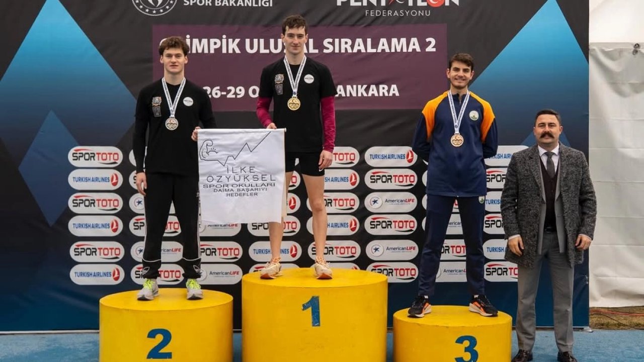 Osmangazili pentatloncu Arda Meriç'ten bronz madalya