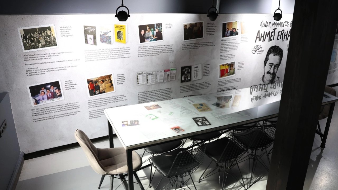 Şair Ahmet Erhan, doğum gününde Nilüfer’de özel sergiyle anıldı