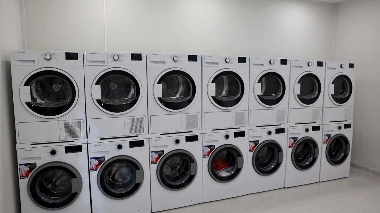 Sakarya'da öğrenci çamaşırhanesi hizmete girdi