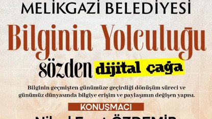 Sanat Melikgazi'de atölye ve konferans aynı anda