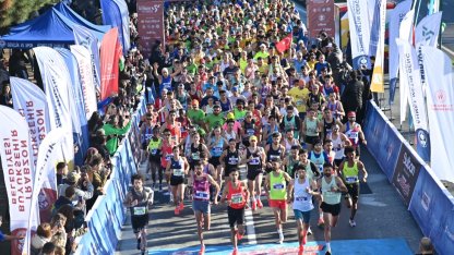 Trabzon'da coşkulu maraton