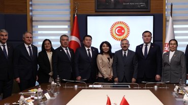 Türkiye ile Kırgızistan dostluk grupları TBMM'de görüştü