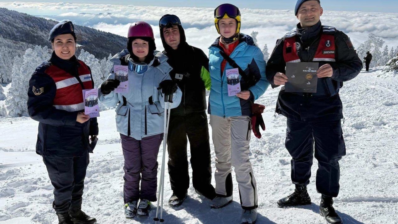 Uludağ’da Jandarma'dan KADES farkındalığı