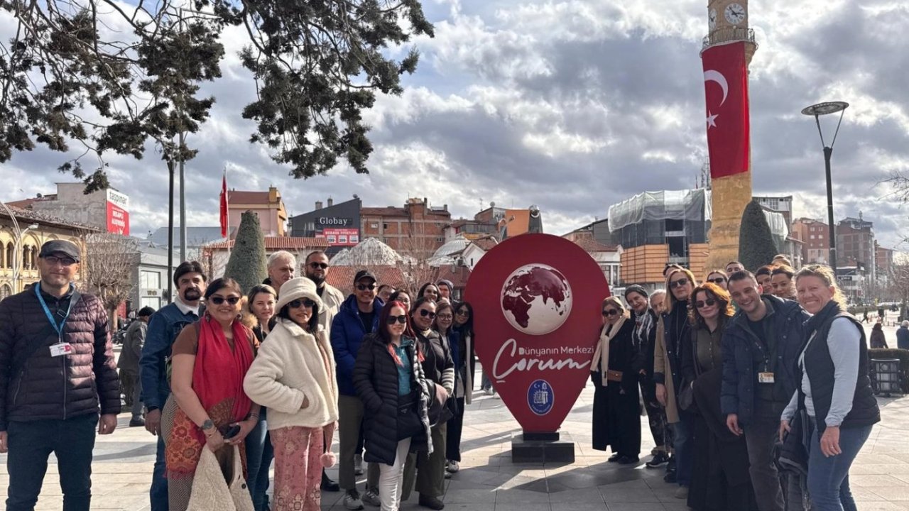 Uluslararası turizm acenteleri Çorum’u keşfediyor