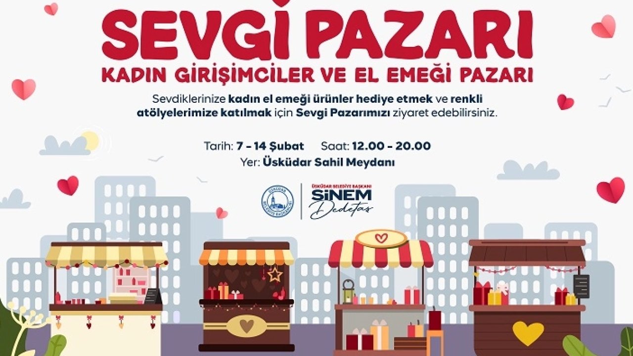 Üsküdar'a Sevgi Pazarı kuruluyor