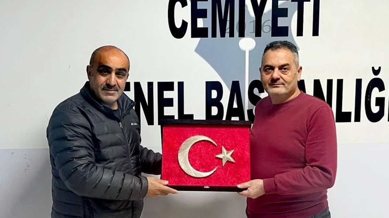 Yasin Çınar'dan Ortadoğu Gazeteciler Cemiyeti’ne anlamlı ziyaret