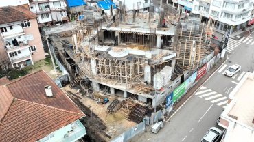 Yeni Kuruçeşme Merkez Camii şekillenmeye başladı