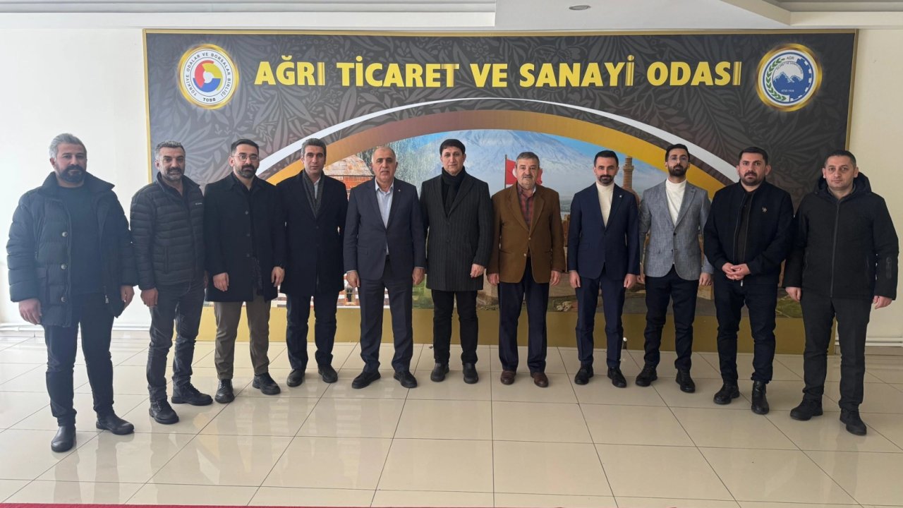 Ağrı’da mali müşavirlerden ATSO’ya ziyaret