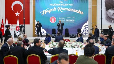 Ankara Keçiören’de berber esnafıyla Ramazan buluşması