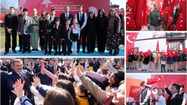 Bakan Tekin 12 Mart programına katıldı