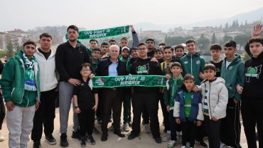 Başkan Bozbey, Bursaspor taraftarlarıyla şampiyonluk heyecanını paylaştı