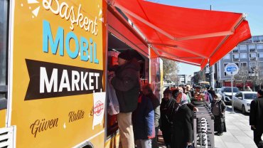 Başkentliler mobil marketlerde yerli etle buluşuyor