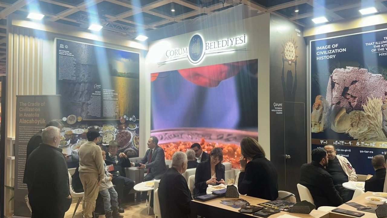 Berlin’de Çorum standına büyük ilgi