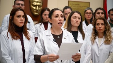 Bornova'da BELGEM öğretmenlerinden şiddete isyan