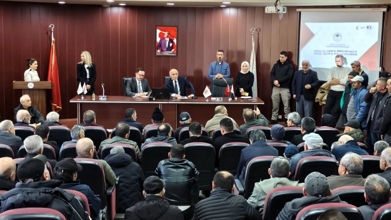 Bursa Gemlik’te çiftçilere bitki koruma ürünleri eğitimi