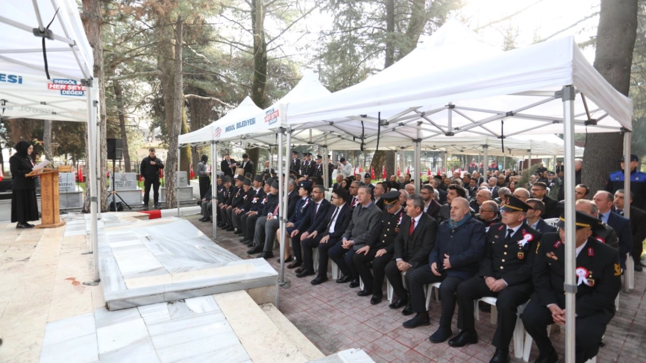 Bursa İnegöl’de Çanakkale şehitleri törenle anıldı