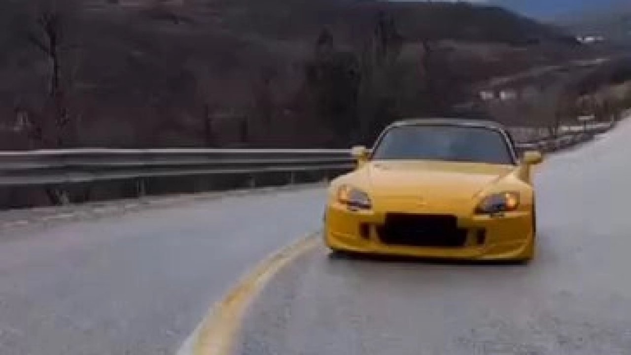 Bursa İnegöl’de drift yapan sürücü sosyal medya paylaşımıyla yakalandı!