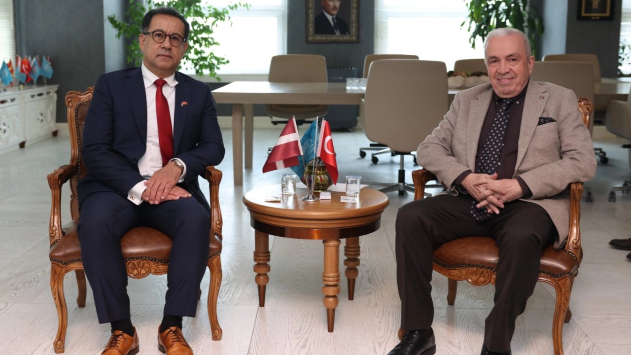 Bursa Nilüfer’e Letonya Büyükelçisi’nden ziyaret