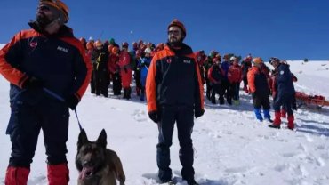 Bursa’da AFAD liderliğinde çığ arama ve kurtarma tatbikatı