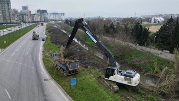 Bursa'da Ayafatma Deresi'nde kapsamlı temizlik