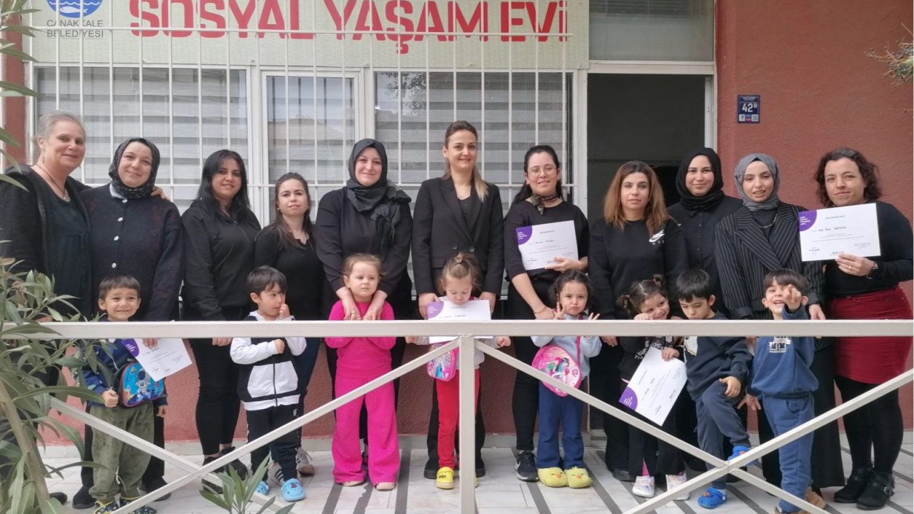 Çanakkale'de Anne Destek Programı tamamlandı