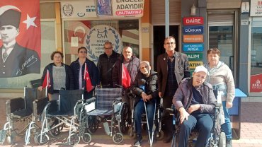 Edirne Keşan’da bayram öncesi engellileri sevindirdi