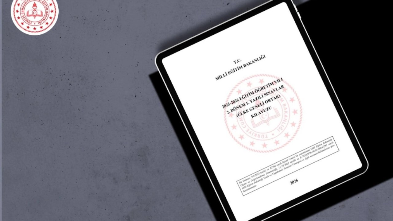 Eğitimde ikinci dönem ortak yazılı sınav takvimi netleşti