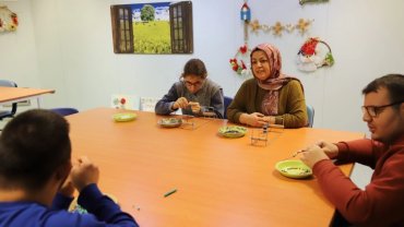 Eskişehir’de özel bireyler sosyal hayata renk katıyor