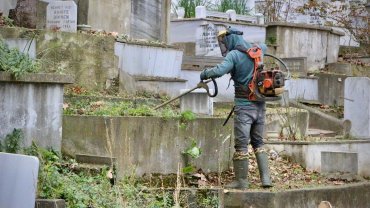 Giresun'da mezarlıklar bayrama hazır