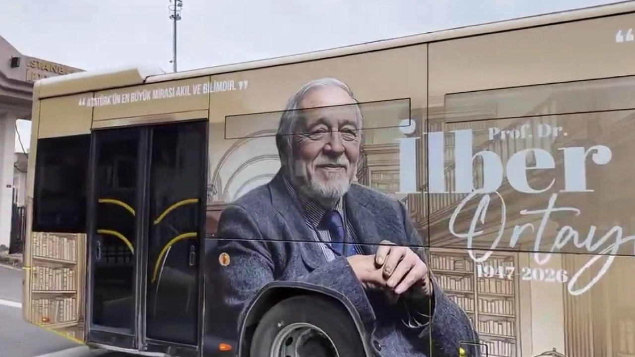 İETT'den İlber Ortaylı'ya 'saygı otobüsü'