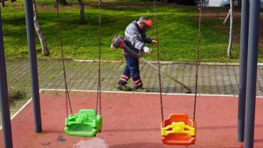 İstanbul Maltepe'de parklar bayrama hazırlanıyor