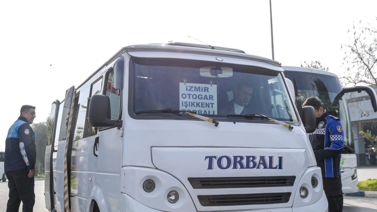 İzmir'de toplu taşımaya sıkı denetim