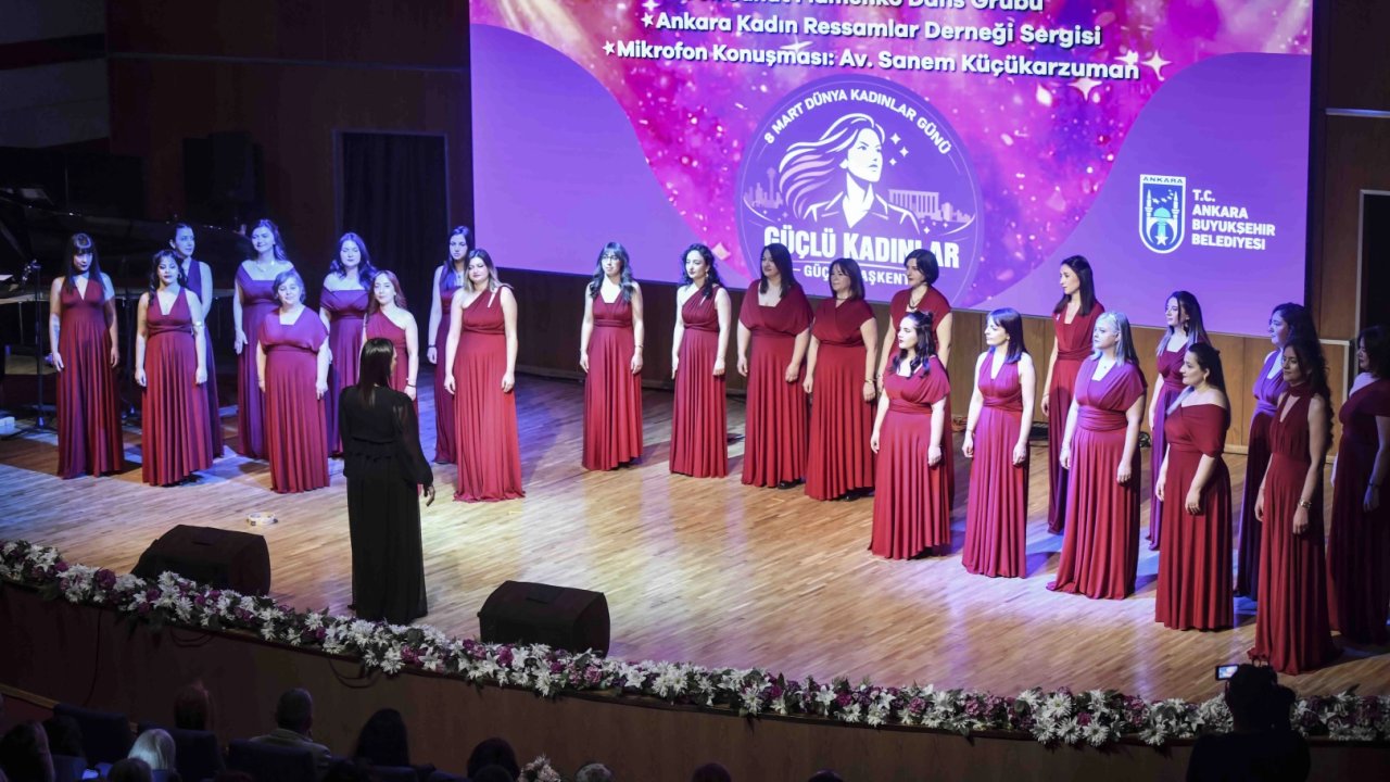 Kadınların gücü Başkentte yankılandı