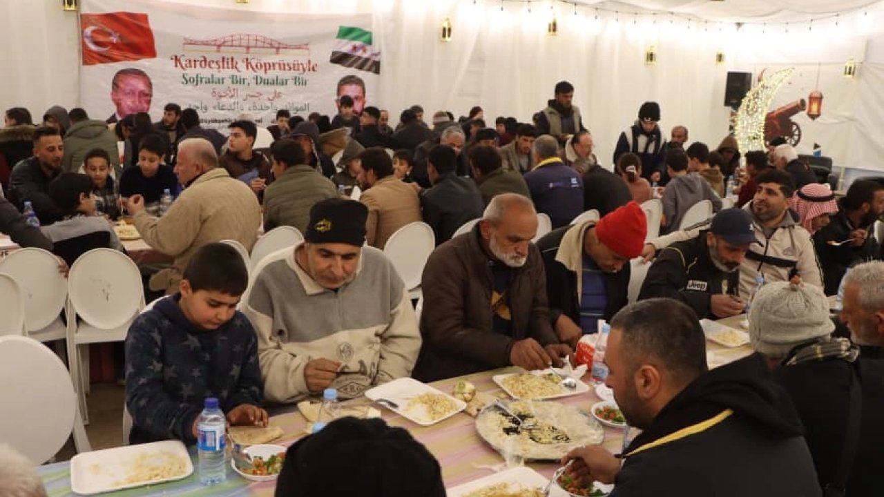 Kayseri'den Tartar'a kardeşlik sofrası