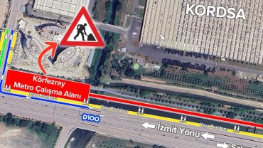 Kocaeli’de ulaşımda geçici ara çalışması