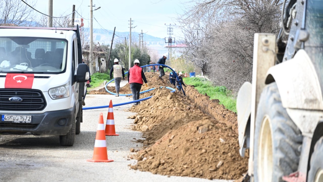 Manisa Alaşehir'de 40 yıllık su çilesi son buluyor