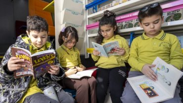 Mersin'de çocuklara sanat ve edebiyat dolu bir gün