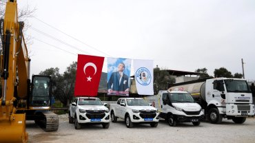 Muğla'da Milas Belediyesi araç filosunu güçlendirdi