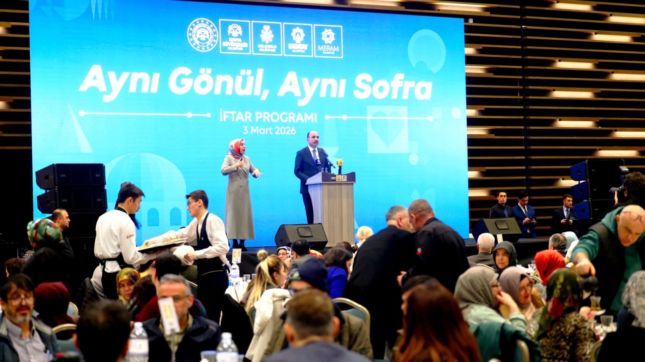 Özel gereksinimli bireyler Konya'nın sofrasında buluştu