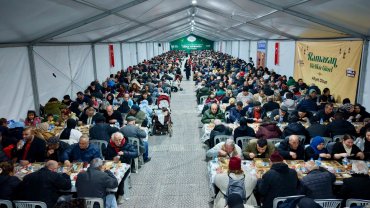 Samsun'da iftar çadırlarına yoğun ilgi