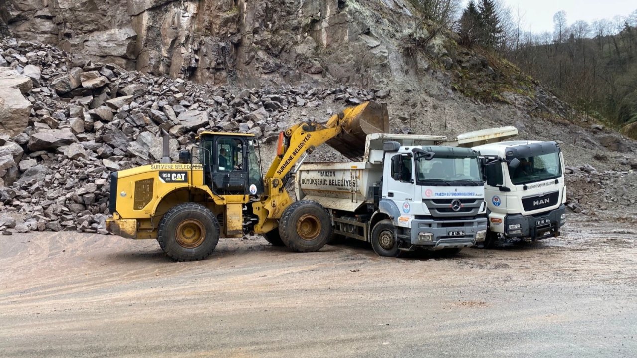 Trabzon'da 18 ilçede yol altyapısı güçleniyor